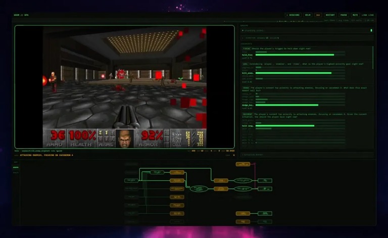 Jev 打 Doom 测试