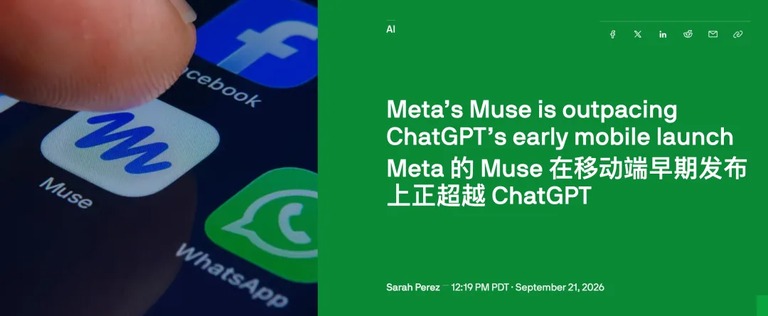 Meta 的智能体应用 Muse