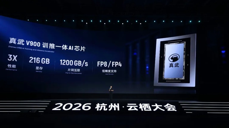 平头哥真武 V900 训推一体 AI 芯片