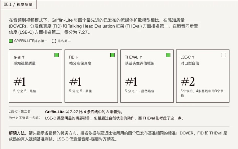 轻量版模型在视觉质量评测中的排名