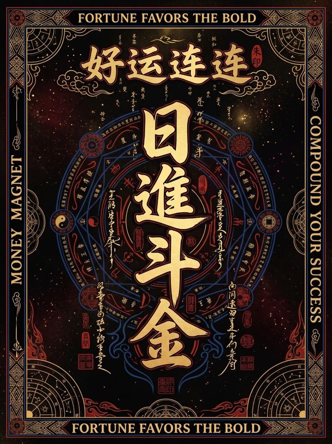 中文标语海报测试结果。
