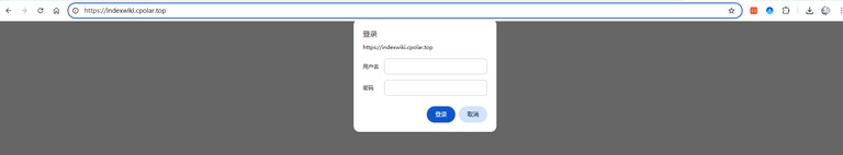 访问站点时的账号密码弹窗