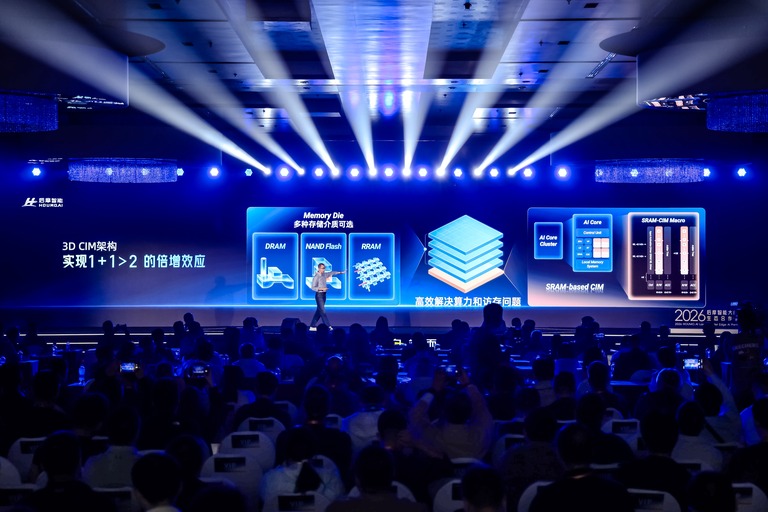 3D CIM 架构示意图