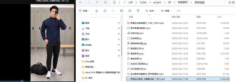 男装视频目录，片子配音和记录都在这儿