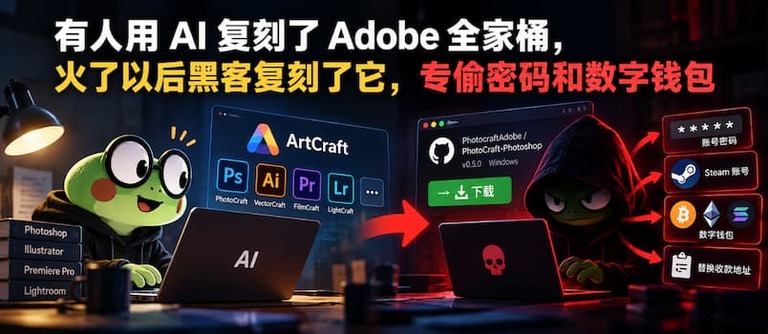 小众软件自制标题图,AI 复刻 Adobe 全家桶