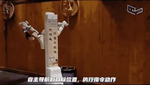 机器狗自主导航到目标位置后执行指令动作